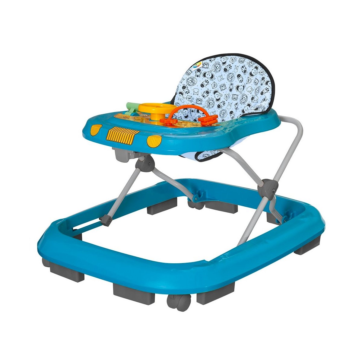 Andador Infantil De Bebê Safari Azul - Tutty Baby